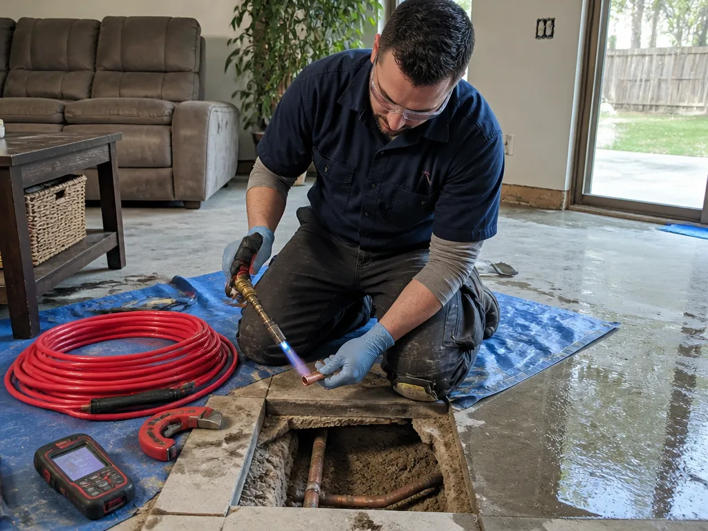 Slab Leak Repair